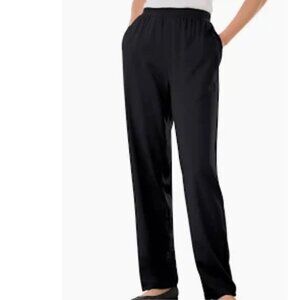 Woman Within Black Pants Size 20W Tall 20T